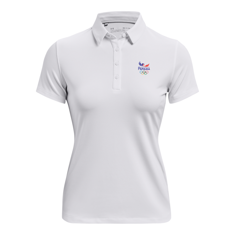 Women&#39;s UA Zinger Short Sleeve Polo - Blanco