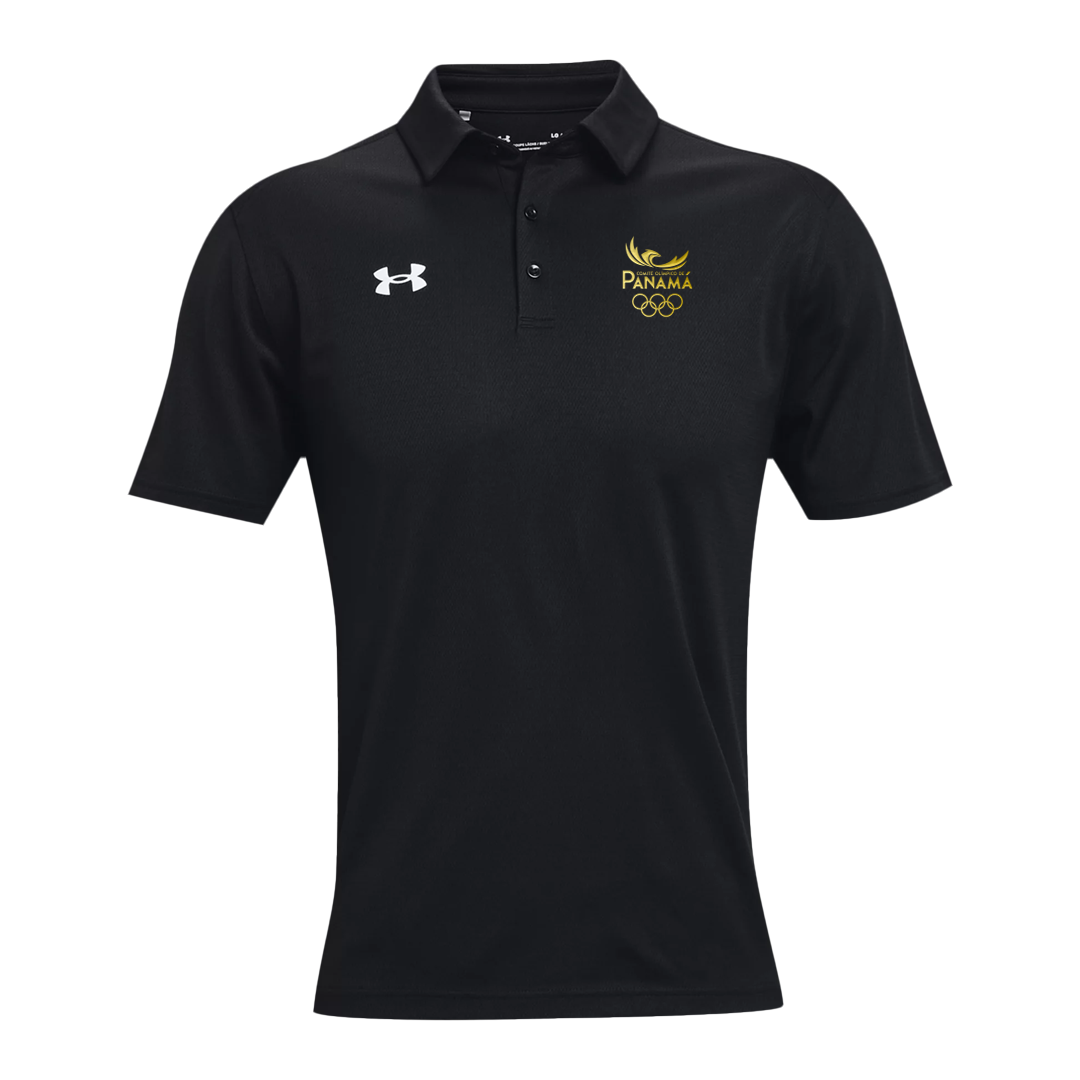 Men&#39;s UA Tech™ Team Polo - Black/ Gold