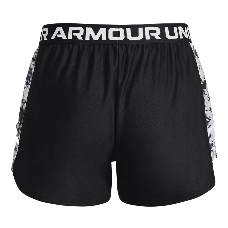 PLAY UP PRINT INSET SHORT - BLACK - WOMEN