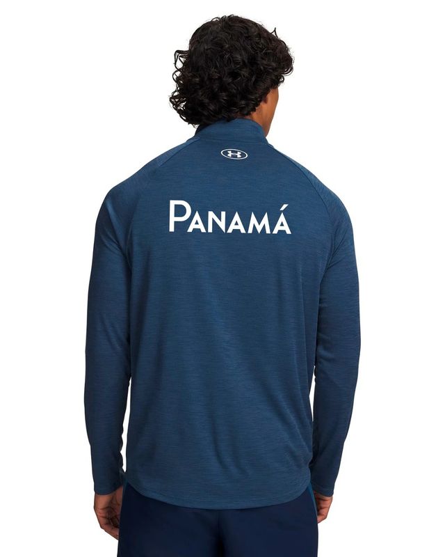 UA TECH TEXTURED 1/2 zip