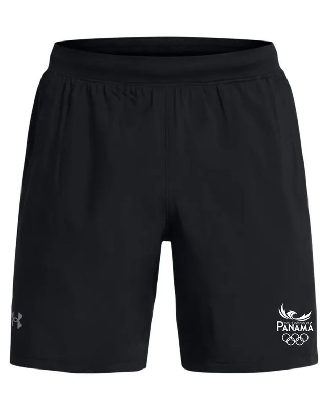 UA LAUNCH 7 SHORT BLACK/REFLECTIVE - CABALLERO