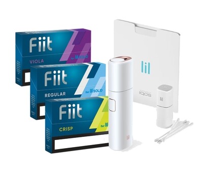 lil SOLID Starter Kit + 3 Packs of Fiit (60 sticks)