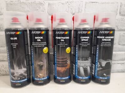 Motip Assembly Maintenance Sprays-Car/Garage/Workshop Aerosol Sprays