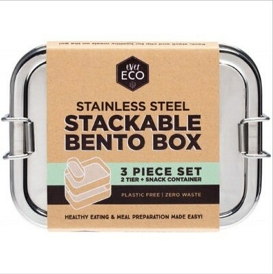 Stainless steel bento boxes