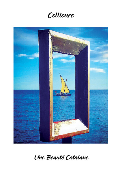 Carte Postale "Collioure et La Barque Catalane"