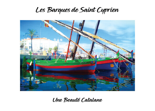 Carte Postale "Les Barques Catalanes de Saint Cyprien"