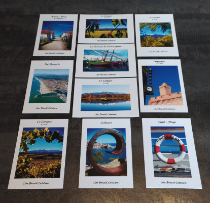 Lot 10 Cartes Postales "Les Beautés Catalanes"