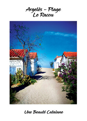 Affiche 30x40 cm Affiche 30x40 cm "Promenade au Racou"