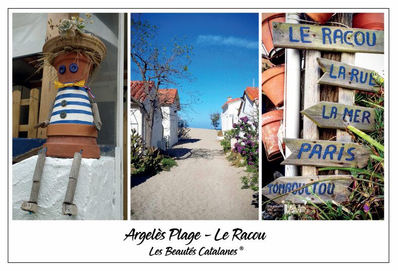Torchon "Argelès Plage - Le Racou"