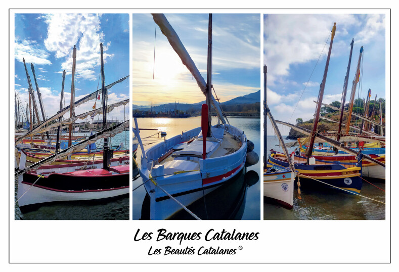 Torchon "Les Barques Catalanes"