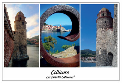 Torchon "Regards sur Collioure"
