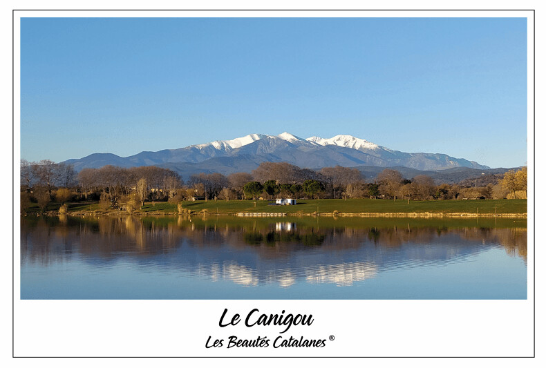 Torchon "Reflets Canigou"