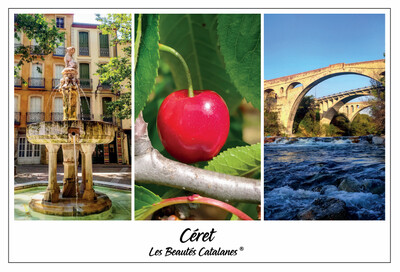 Torchon "Regards sur Céret"