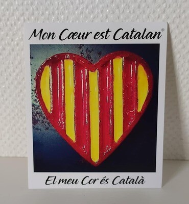 Autocollant "Mon Cœur est Catalan"