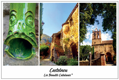 Torchon "Regards sur Castelnou"