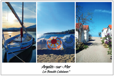 Torchon Torchon "Regards sur Argelès sur Mer" n°1