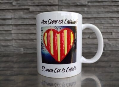 Mug "Mon Cœur est Catalan"