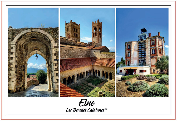 Torchon "Regards sur Elne"