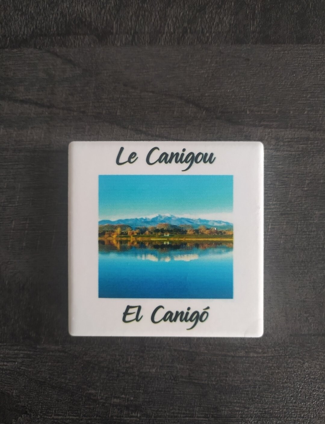 Magnet "Le Canigou" Aspect Carrelage