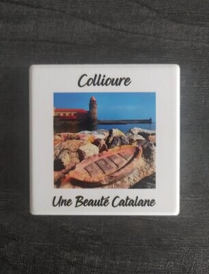 Magnet "Collioure" Aspect Carrelage