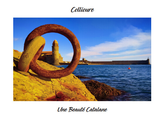 Carte Postale "Anneau sur Collioure"
