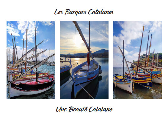 Carte Postale "Les Barques Catalanes"