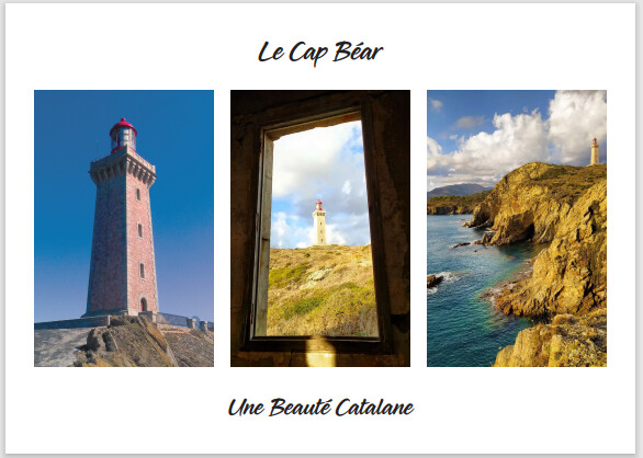 Carte Postale "Regards sur le Cap Béar"