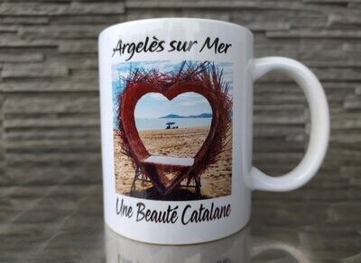 Mug "Argelès sur Mer" Cœur