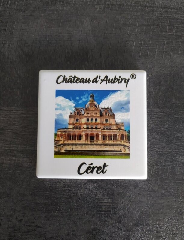 Magnet "Château d'Aubiry" Aspect Carrelage