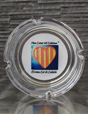 Cendrier "Mon Cœur est Catalan"