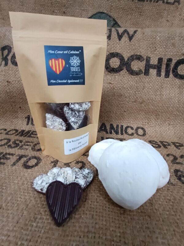 Chocolats "Mon Cœur est Catalan" à la Rousquille de la Pâtisserie Touron