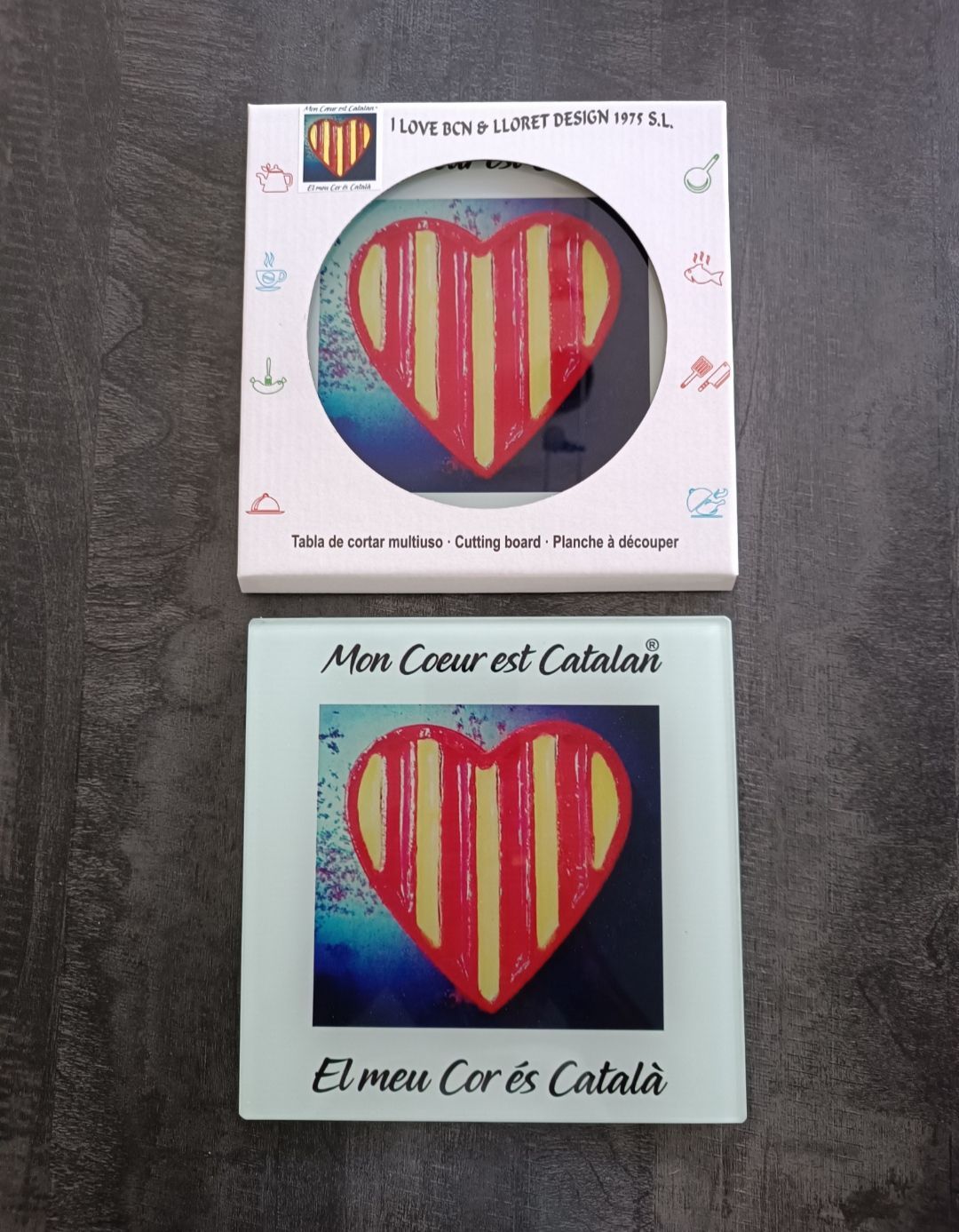Dessous de Plat "Mon Cœur est Catalan"