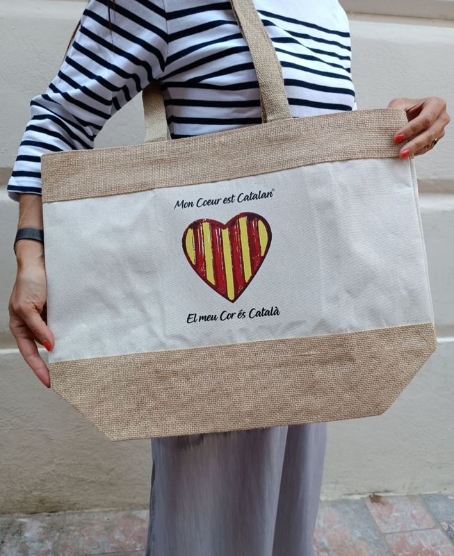 Sac Plage / Shopping "Mon Cœur est Catalan"