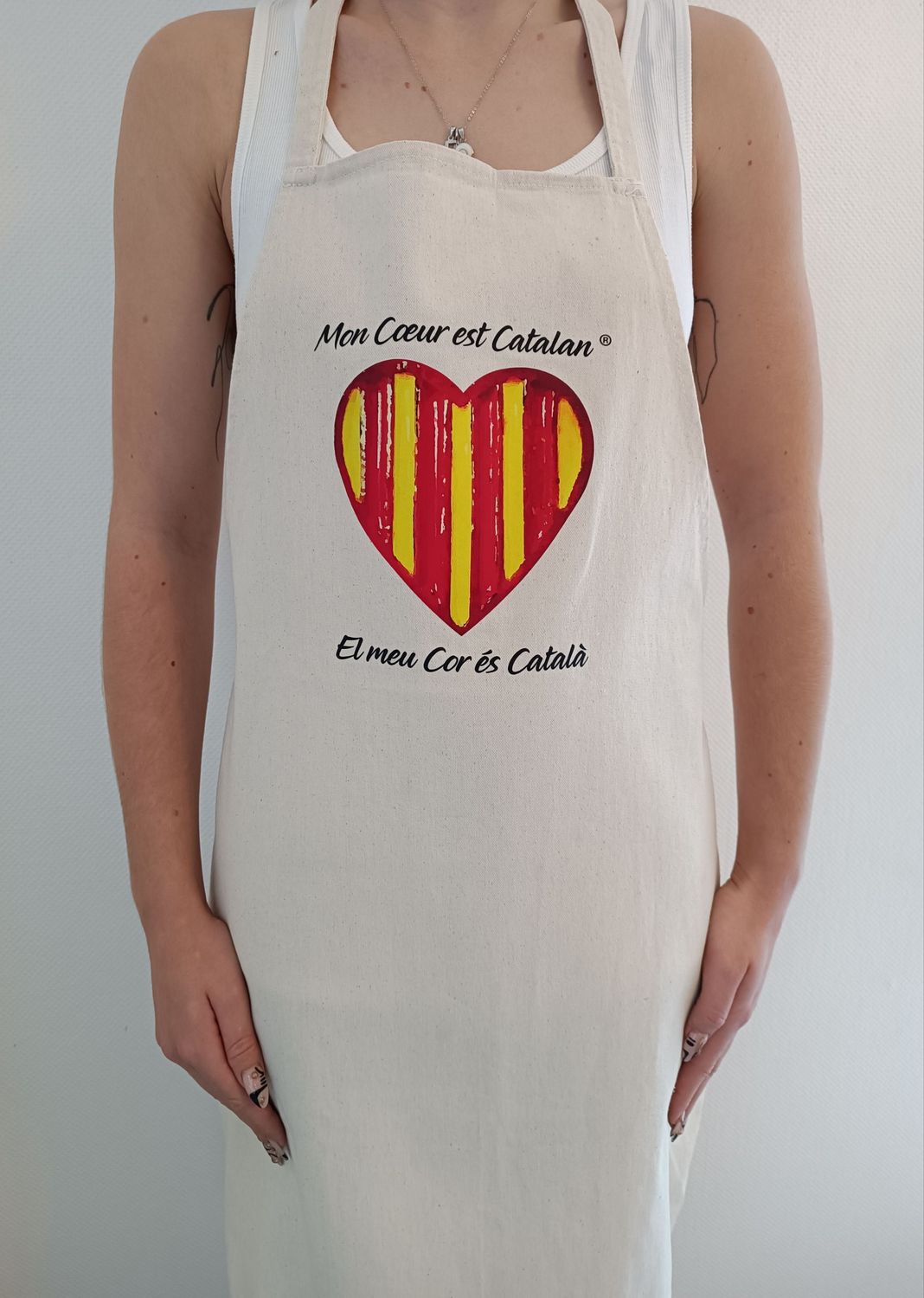 Tablier "Mon Cœur est Catalan"