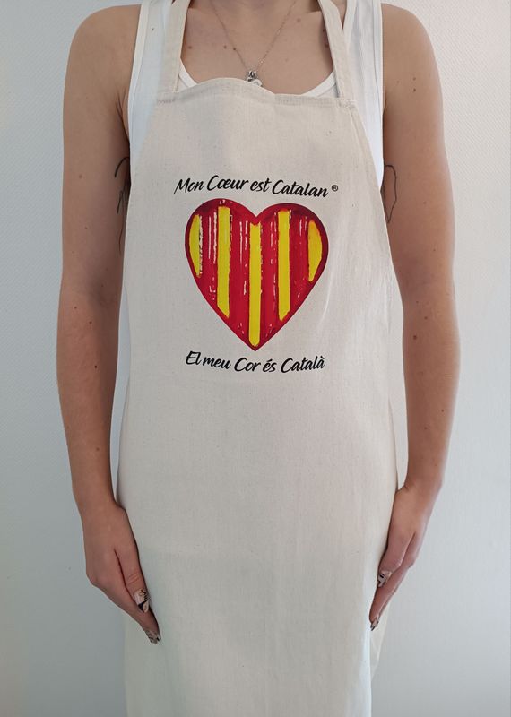 Tablier "Mon Cœur est Catalan"