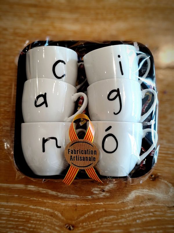 Coffret 6 Tasses Expresso "canigó"