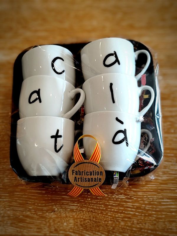 Coffret 6 Tasses Expresso "català"
