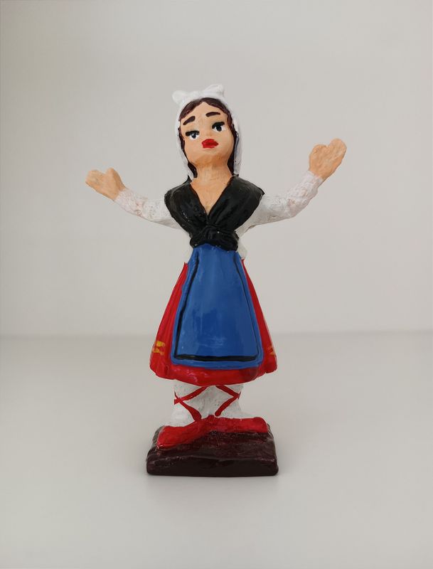 La Danseuse de Sardane (Tablier Bleu)