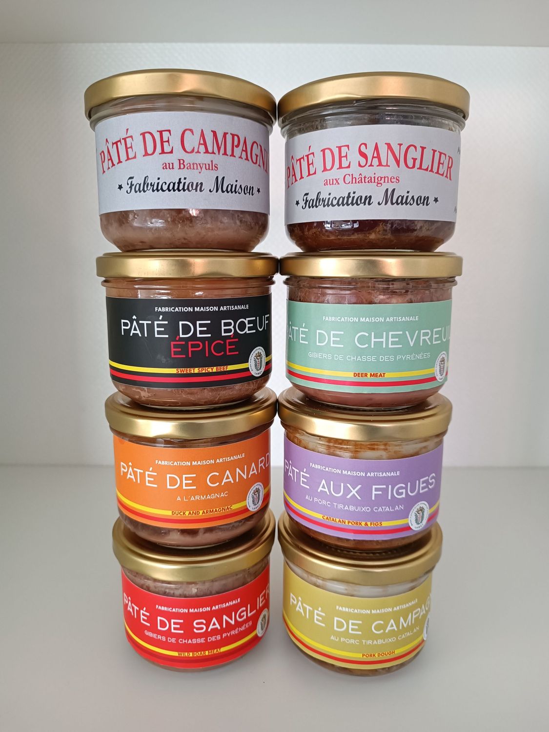 Sélection des 8 Pâtés