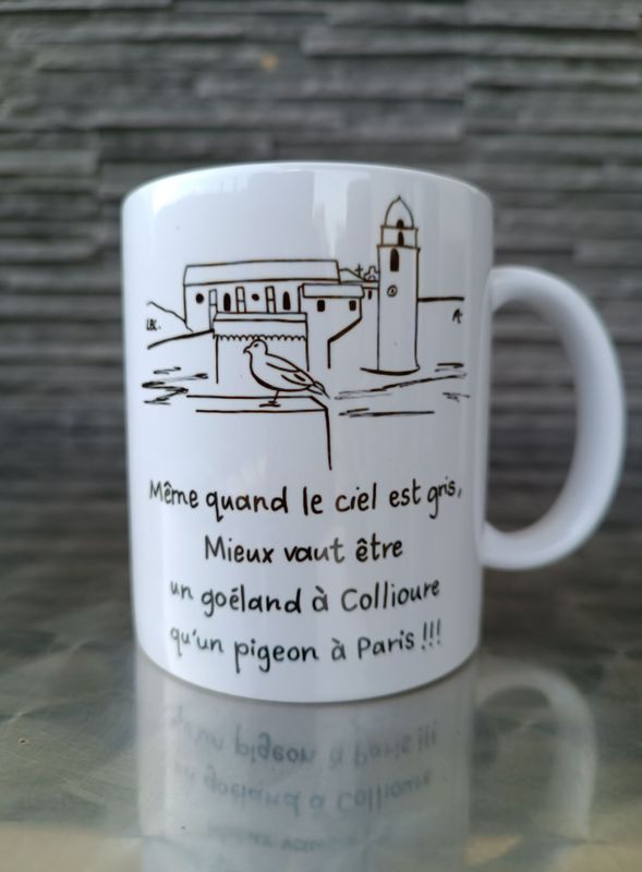 Mug "Le Goéland de Collioure"