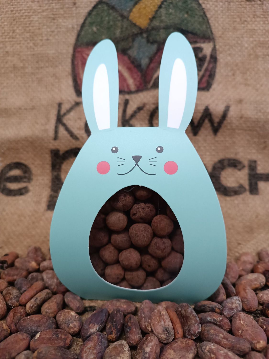 Le Lapin Perles de Maïs Chocolatées