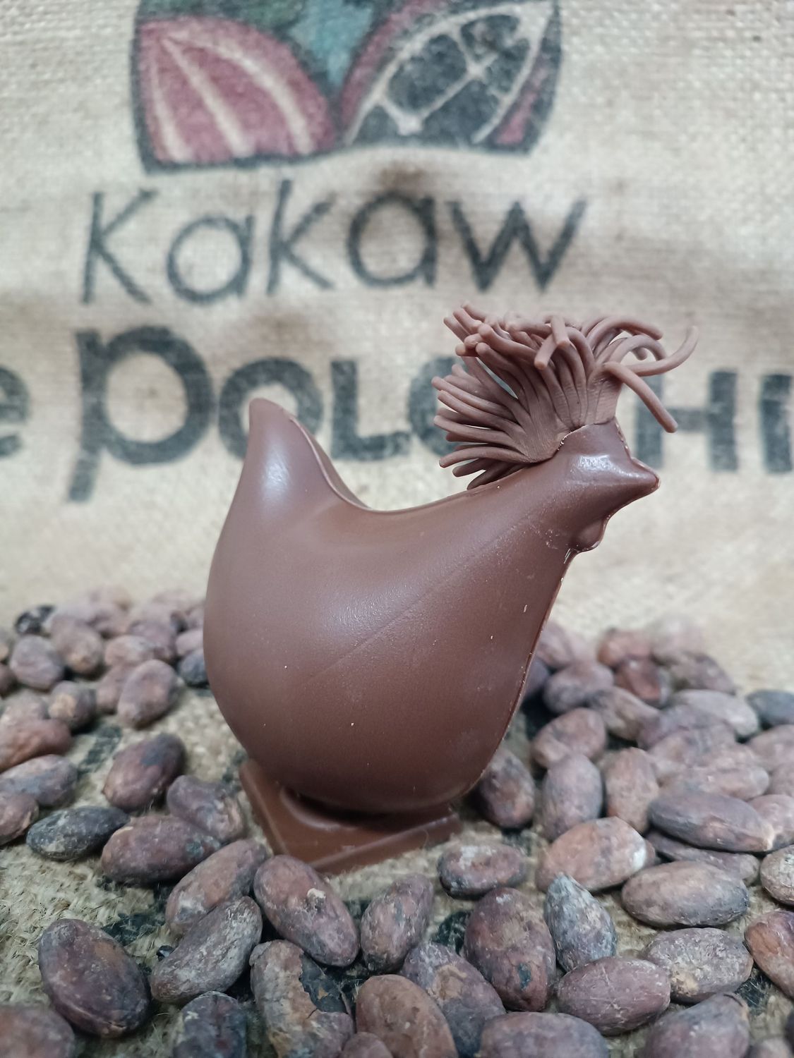 La Poule Garnie Chocolat Lait