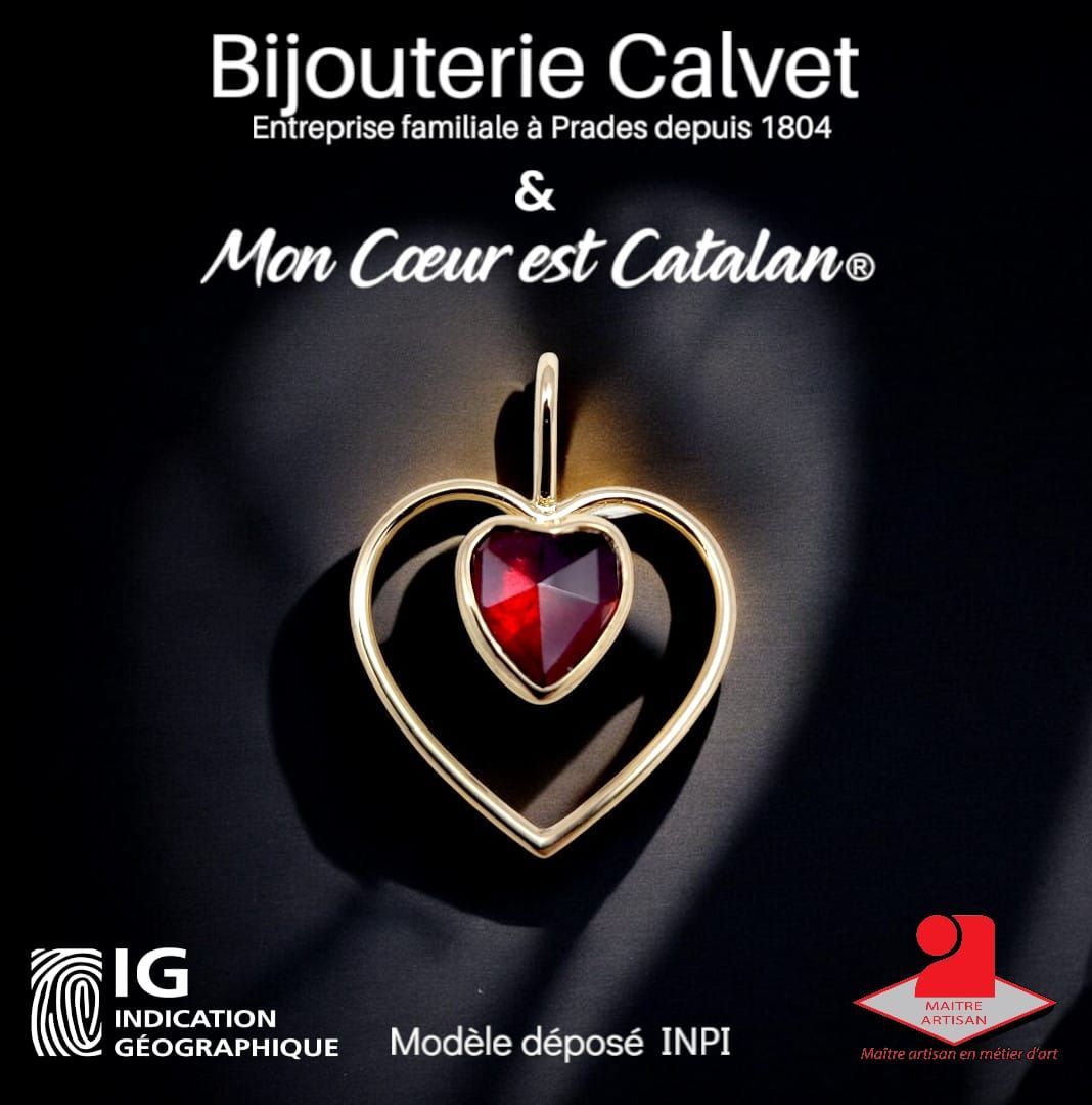 Mon Cœur est Catalan®, Mon Bijou, Un Grenat de Perpignan®
