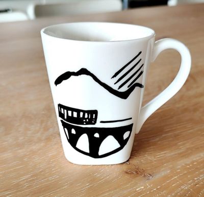 Mug "Train Jaune"