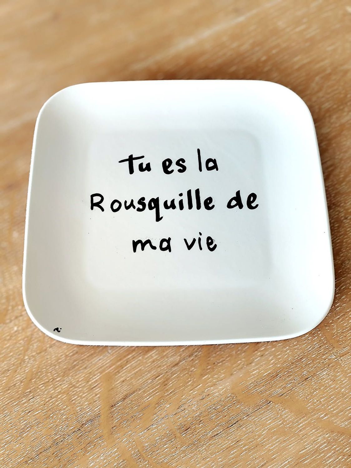 Plat "Rousquille n°1" 20x20