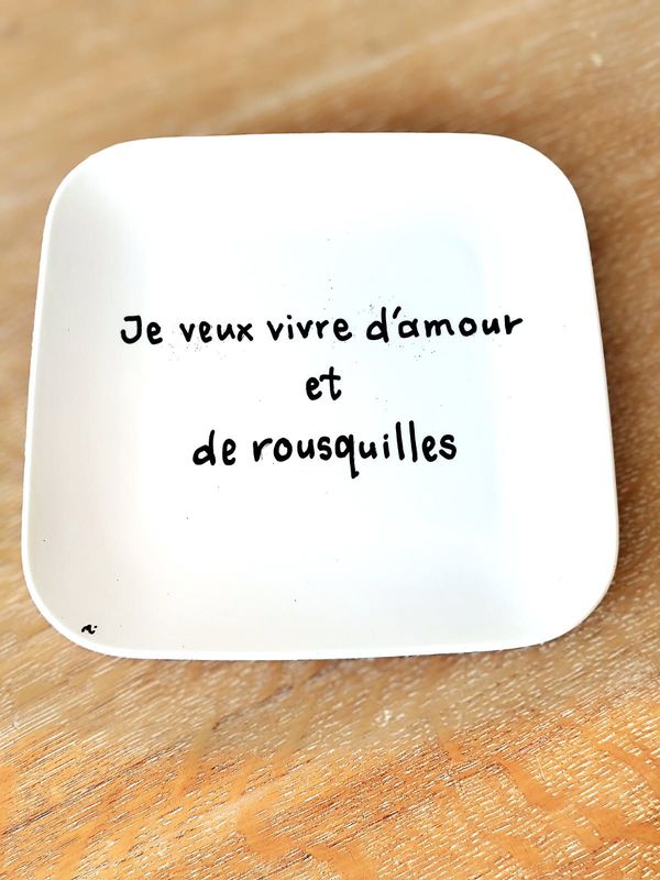 Plat "Rousquille n°2" 20x20