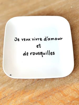 Plat "Rousquille n°2" 20x20
