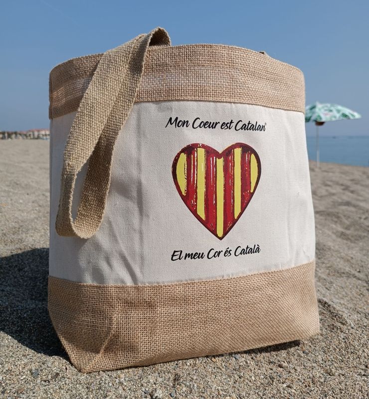 Sac Plage / Shopping "Mon Cœur est Catalan"