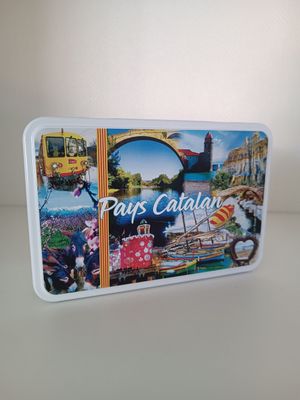 Boîte à Sucre/Gâteaux "Pays Catalan 2"
