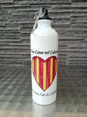 Gourde "Mon Cœur est Catalan"